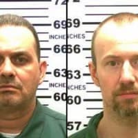 <p>Convicted murderers Richard Matt, left, and David Sweat, escaped from an upstate prison in 2015 with the help of Joyce Mitchell, who is now incarcerated at the Bedford Hills Correctional Facility in Bedford Hills.</p>