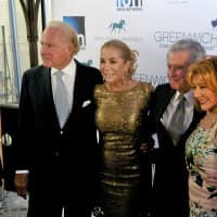 <p>From left: Frank and Kathie Lee Gifford, Regis and Joy Philibin and Hoda Kotb at the GIFF&#x27;s Changemaker Gala.</p>
