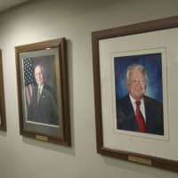 <p>Moccia&#x27;s portrait hangs on the Mayor&#x27;s Wall of Honor, next to a portrait of Frank Esposito.</p>