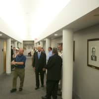 <p>The Mayors&#x27; Wall of Honor in Norwalk City Hall.</p>