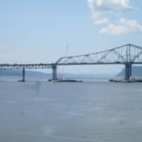 <p>The Tappan Zee Bridge from the top of the lighthouse.</p>