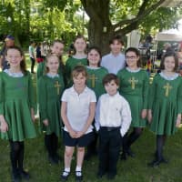 <p>The Mulkerin School of Irish Dance performs at the event.</p>