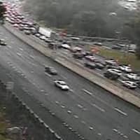 <p>A look at delays on northbound I-87 south of Route 9 near the Tappan Zee Bridge on Tuesday.</p>