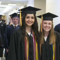 <p>Fairfield Warde High School holds its 2015 graduation ceremony Wednesday in the school&#x27;s courtyard.</p>