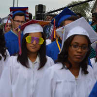 <p>Some of the 663 graduates of Danbury High at Wednesday&#x27;s graduation. </p>
