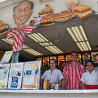 <p>Some of the servers at Red Rooster Drive-In in Brewster.</p>
