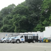 <p>Crew sets up a base camp for &quot;The Affair&quot; at Chilmark Park.</p>