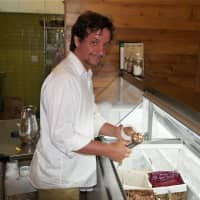 <p>Adam Strahl, owner of Chappaqua&#x27;s Local Ice Cream Shop.</p>
