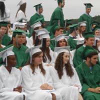 <p>Students of Irvington High School eagerly awaited their names to be called as part of the Class of 2015.</p>