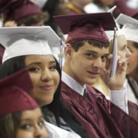 <p>Ossining High School held its 2015 graduation Saturday at Pace University.</p>