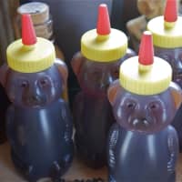 <p>Some of the honey jars available at Bruen&#x27;s roadside stand.</p>