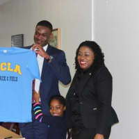 <p>Rai Benjamin will take his talents from Mount Vernon to UCLA next year.</p>