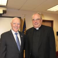 <p>Msgr. Dennis Keane, Pastor of Holy Family Church, New Rochelle was installed as Police Chaplain.
</p>