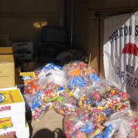 <p>Leftover Halloween candy is picked up from Valley Pediatric Dentistrys office to be sent to Operation Support Our Troops.</p>