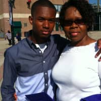 <p>André Hackney and his mother Andrea Hackney. </p>