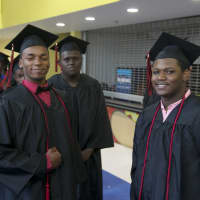 <p>Students gather at Webster Bank Arena for graduation. </p>