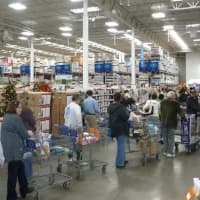 <p>Greenburgh residents crowded Sam&#x27;s Club to stock up on food and water in preparation for Hurricane Sandy next week.</p>