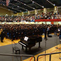 <p>White Plains High School held its 2015 graduation ceremonies on Thursday at the Westchester County Center. </p>