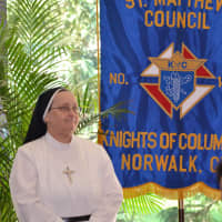 <p>Sister Lucie Monast was the guest speaker at the event.</p>