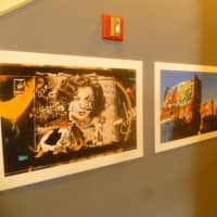 <p>Several of the pieces on exhibit in Village Hall Gallery as part of &quot;Friday Night Live.&quot;</p>