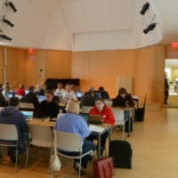 <p>The Brubeck Room at Wilton Library has been a popular destination for residents without power who need to stay connected.</p>