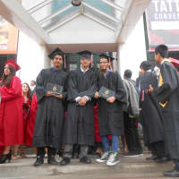 <p>Angel Vargas, Frank Vela and Kenny Torres will all be going to Westchester Community College in the fall. </p>