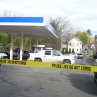 <p>Gas stations, such as this Mobil station in Hawthorne, continue to feel the effects of the gas shortage caused by Hurricane Sandy.</p>