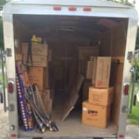<p>Part of the haul of illegal fireworks seized by Connecticut State Police from a Danbury home. </p>