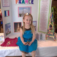 <p>Sophia Bukhover, 3, of White Plains also graduated from her pre-kindergarten class at the Country Children&#x27;s Center. Her family is from France.</p>