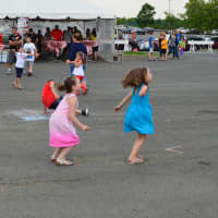 <p>Kids dance to Fast Ricky in the concert before the fireworks </p>