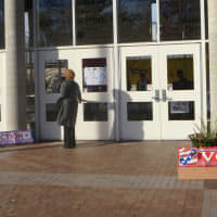<p>Voters head to the polls Tuesday in Greenwich.</p>
