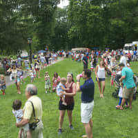 <p>Saturday&#x27;s parade ends at Tilley Pond Park, where families found entertainment and refreshments.</p>