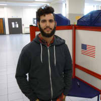 <p>Andrew Porta, 25, voted for Barack Obama Tuesday.</p>