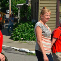 <p>Left to right: Cold Spring Trustees Frances Murphy, Cathryn Fadde and Marie Early.</p>