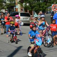 <p>Kids on bicycles were a major hallmark of Cold Spring&#x27;s Independence Day parade.</p>