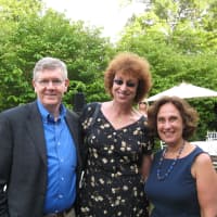 <p>Chris and Barbara Dee and Susanna Reich at at Crabtree&#x27;s Kittle House for Sparkle for a Cause. The benefit raised money for the Chappaqua Children&#x27;s Book Festival.</p>