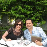 <p>Harriet Helfenbein and Oscar Flores at at Crabtree&#x27;s Kittle House for Sparkle for a Cause. The benefit raised money for the Chappaqua Children&#x27;s Book Festival.</p>