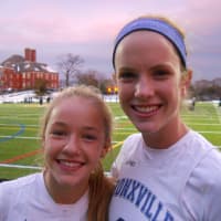 <p>Charlotte Reynolds, left, and Gretchen Richter each had a goal and an assist in Bronxville&#x27;s 2-0 win over Pawling in the Section 1 Class C field hockey title game Thursday.</p>