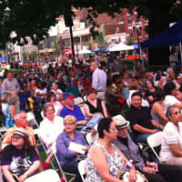 <p>The crowd waiting patiently for Gloria Gaynor to come on stage at Jazz-Up July.</p>