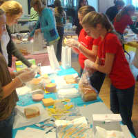 <p>The sandwiches made by Kid-to-Kid volunteers at the Depot will be delivered to the New Covenant House in Stamford.</p>