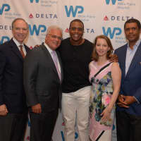 <p>L to R: WPH Board Chairman Larry Smith, WPH Donor Louis Cappelli, Event Sponsor Ahmad Rashad, WPH President and C.E.O. Susan Fox, Montefiore Health System COO and Executive VP Philip Ozuah and Event Chair Jonathan Spitalny.</p>