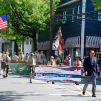 <p>The Memorial Day Parade led by Assistant District Commissioner Chick Scribner.</p>