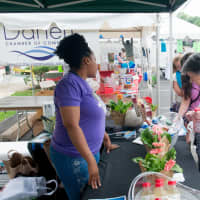 <p>Area shoppers flock to Darien&#x27;s SideWalk Sales along the Post Road.</p>