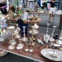 <p>Antiques are among the many items on display at Darien&#x27;s SideWalk Sales.</p>