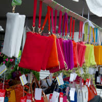 <p>Handbags on display at Darien&#x27;s SideWalk Sales.</p>
