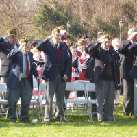 <p>Veterans of the VFW paid their respects to their fallen comrades Sunday at Somers&#x27; Veterans Day ceremony.</p>