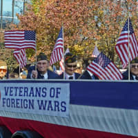 <p>Some of Stamford&#x27;s veterans rode in the annual parade amid cheers and thank yous.</p>