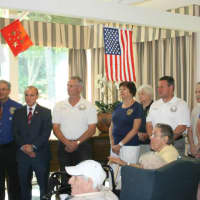 <p>The Yorktown Lions Club and the Benevolent and Protective Order of the Elks, Yorktown Lodge 2324, gave a presentation on the U.S. flag on July 3.</p>