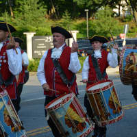 <p>The Mount Kisco Fire Department&#x27;s Ancient Fife and Drum Corps marched in the firefighters parade.</p>