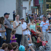 <p>Onlookers at Mount Kisco&#x27;s firefighters parade.</p>